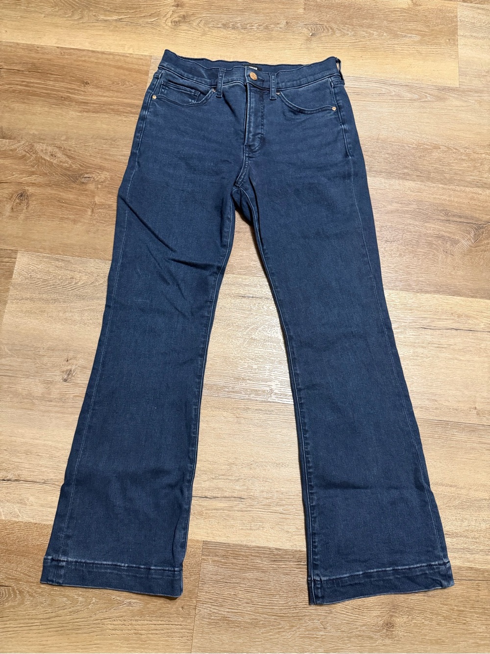 Express Dark Blue Boot-Cut Jeans